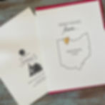 6 Customizable Letterpressed A2 folded greeting cards, blank inside. Packaged with a recycled kraft envelope. When ordering please specify State, City and Color of Heart (Red, Rainbow, Corazon, or Celtic)