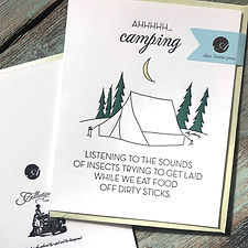 Camping Card
