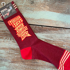 Teacher's Rock Men's Crew Socks
