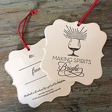 Making Spirits Bright Wine Tags