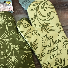Food Has Weed Oven Mitt