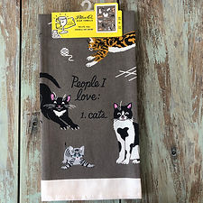 People I love. Cats. Dish Towel