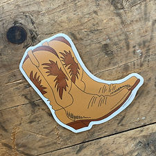 Cowboy Boot Sticker