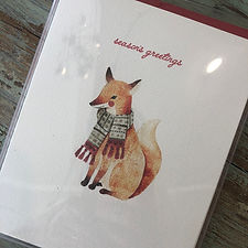 Fox Season's Greetings Boxed Cards