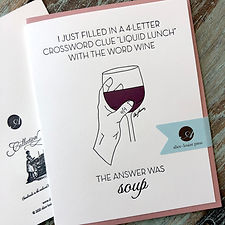 Wine Soup Card
