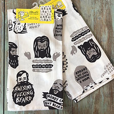 Awesome Fucking Beard Dish Towel
