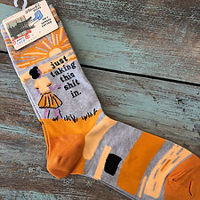 Taking This Shit In Women's Crew Socks