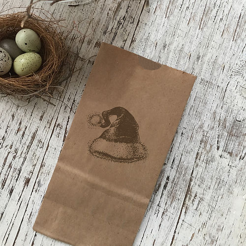 Santa hat Snack Bag