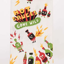 Hot Sauces Gone Wild Dish Towel