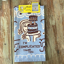 I'm Complicated Dish Towel