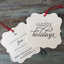 Happy Holidays Gift Tags