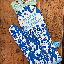 Party In The Kitchen Oven Mitt