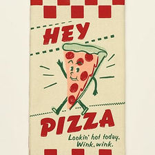 Hey Pizza Dish Towel