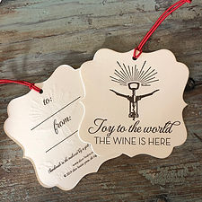 Joy Wine Tags