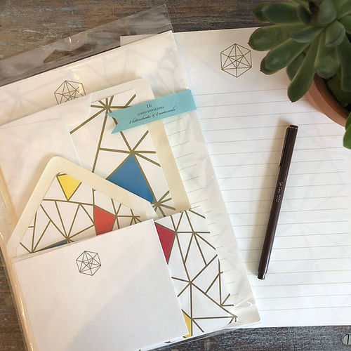 Modern Geometry Stationery Kit