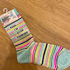 Shhh.. I'm Overthinking Women's Crew Socks