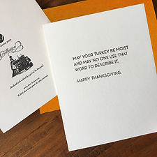 Moist Turkey Card