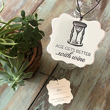 Aged Wine Wine Tags