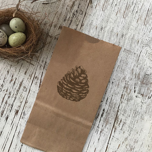 Pine Cone Snack Bag
