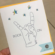 Rock On Card