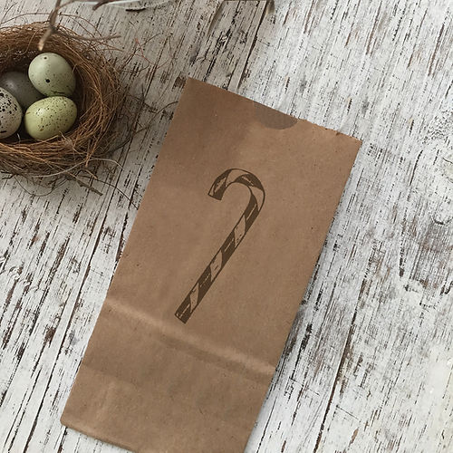 Candy Cane Snack Bag