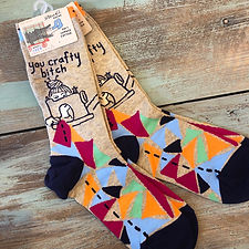 You Crafty Bitch Women's Crew Socks