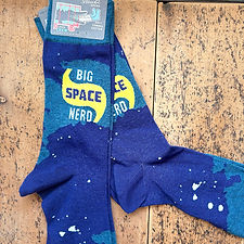 Big Space Nerd Men's Crew Socks