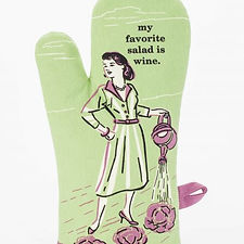 My Favorite Salad Is Wine Oven Mitt