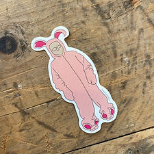 Bunny Suit Sticker