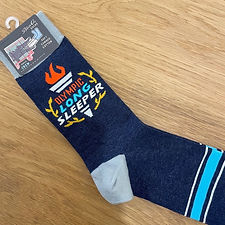 Olympic Long Sleeper Men's Crew Socks