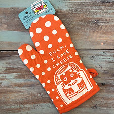 Fuck, I Love Cheese Oven Mitt