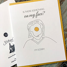 Egg On Face Card