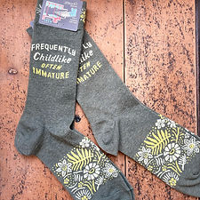 Frequently Childlike Men's Crew Socks