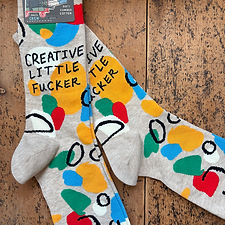 Creative Little Fucker Men's Crew Socks