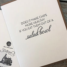Salad Bowl Card