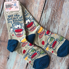 Get The Hell Out Of My Kitchen Women's Crew Socks
