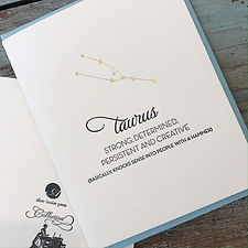 Taurus Zodiac Card (April 20 - May 20)