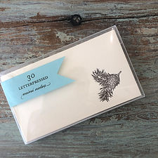 Pine Sprig Mini Note
