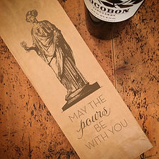 Pours Be With You Wine Bag