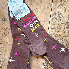 Here Comes Cool Mom Women's Crew Socks
