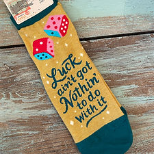 Luck Ain't Got Nothin Women€™s Ankle Socks