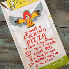 Fucking Pizza Dish Towel