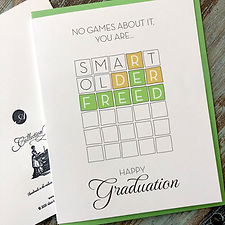 Graduation Wordle Card