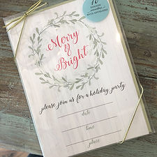 Merry & Bright Fill-In Invite
