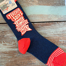 Teachers Rock Women's Crew Socks