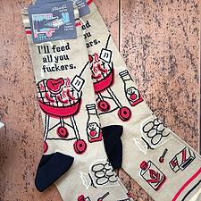 Feed You Fuckers Men's Crew Socks