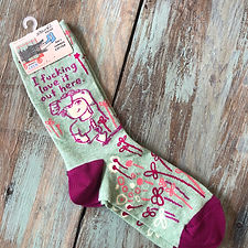 Fucking Love It Out Here Women's Crew Socks