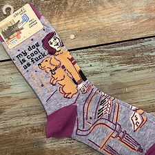 My Dog Is Cool As Fuck Women's Crew Socks