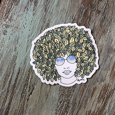 Spring Hair Sticker