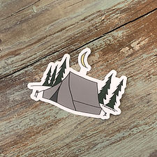 Camping Sticker